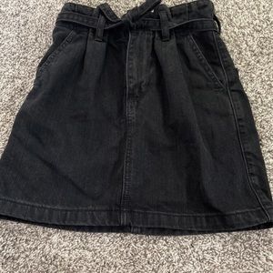 hollister demin skirt